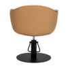 Scaun coafor Gabbiano Copenhagen minimalist, maro, maro, imaginea 3