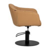 Scaun coafor Gabbiano Copenhagen minimalist, maro, maro, imaginea 4