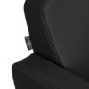 Scaun coafor Gabbiano Elda hidraulic cu bază pătrată, reglaj 42-60 cm, negru, imaginea 8