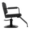 Scaun coafor Gabbiano Katania Loft, piele ecologică Old Leather, negru, imaginea 2