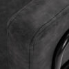 Scaun coafor Gabbiano Katania Loft, piele ecologică Old Leather, negru, imaginea 6