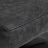 Scaun coafor Gabbiano Katania Loft, piele ecologică Old Leather, negru, imaginea 8