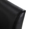 Scaun coafor Gabbiano Lucca hidraulic cu cotiere curbate, negru, imaginea 5