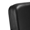 Scaun coafor Gabbiano Madrid hidraulic, bază pătrată, negru, negru, imaginea 5