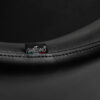 Scaun coafor Gabbiano Marbella cu suport picioare auriu, negru, negru, imaginea 7