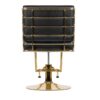 Scaun coafor Gabbiano Prato Gold, negru, negru, imaginea 4