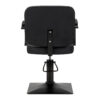 Scaun coafor Hair System Edge Noir cu suport picioare, negru, negru, imaginea 4