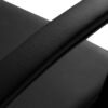 Scaun coafor Hair System Edge Noir cu suport picioare, negru, negru, imaginea 6