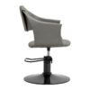 Scaun coafor Hair System Halo Grey hidraulic, gri cu bază neagră, gri, imaginea 3 Scaun coafor Hair System Halo Grey hidraulic, gri cu bază neagră, gri, imaginea 3