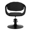 Scaun coafor Hair System Halo Noir hidraulic, negru, negru, imaginea 4
