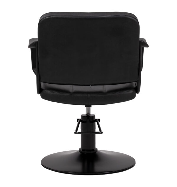 Scaun coafor Hair System Komodo hidraulic, 150 kg, negru, negru, imaginea 4
