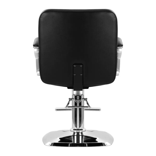 Scaun coafor Hair System ZA31 hidraulic, bază pătrată, negru, negru, imaginea 4