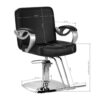 Scaun coafor Hair System ZA31 hidraulic, bază pătrată, negru, negru, imaginea 8