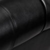 Scaun coafor hidraulic Gabbiano Berlin, matlasat, negru cu auriu, negru, imaginea 6