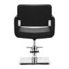 Scaun coafor hidraulic Gabbiano Helsinki cu suport pentru picioare, negru, imaginea 3