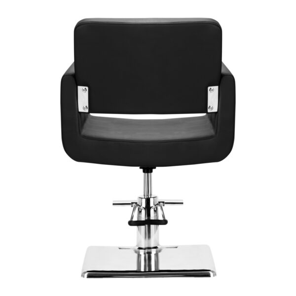 Scaun coafor hidraulic Gabbiano Helsinki cu suport pentru picioare, negru, imaginea 3