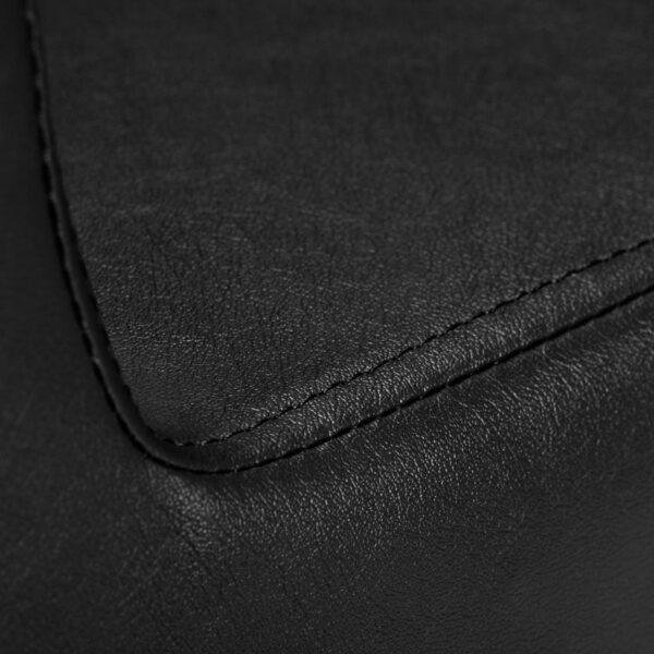 Scaun coafor hidraulic Gabbiano Helsinki cu suport pentru picioare, negru, imaginea 6