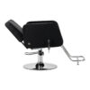 Scaun coafor Omega Andromeda cu cotiere late, negru, negru, imaginea 3