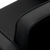 Scaun coafor Omega Andromeda cu cotiere late, negru, negru, imaginea 8
