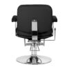 Scaun coafor Omega Astra Plus cu spătar rabatabil, negru, imaginea 5