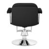 Scaun coafor Omega Astra cu structură cromată, negru, imaginea 4