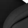 Scaun coafor Omega Astra cu structură cromată, negru, imaginea 6