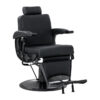 Scaun frizerie cu masaj Gabbiano Continental, negru, negru, imaginea 1