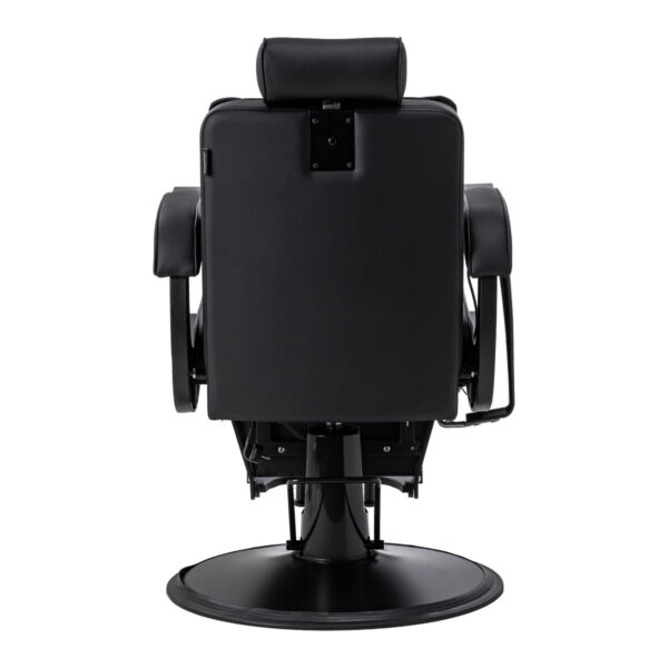 Scaun frizerie cu masaj Gabbiano Continental, negru, negru, imaginea 3