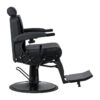 Scaun frizerie cu masaj Gabbiano Continental, negru, negru, imaginea 4