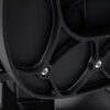 Scaun frizerie cu masaj Gabbiano Continental, negru, negru, imaginea 9