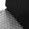 Scaun frizerie Gabbiano Athena cu cadru cromat, negru, imaginea 7