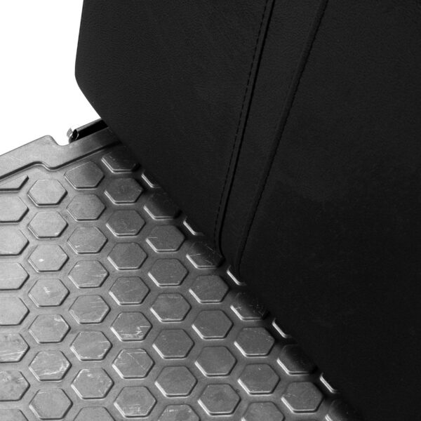 Scaun frizerie Gabbiano Athena cu cadru cromat, negru, imaginea 7