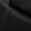 Scaun frizerie Gabbiano Athena cu cadru cromat, negru, imaginea 8