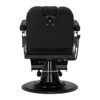 Scaun frizerie Gabbiano Carlos cu tetieră extensibilă 25 cm, negru, imaginea 3