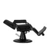 Scaun frizerie Gabbiano Carlos cu tetieră extensibilă 25 cm, negru, imaginea 5