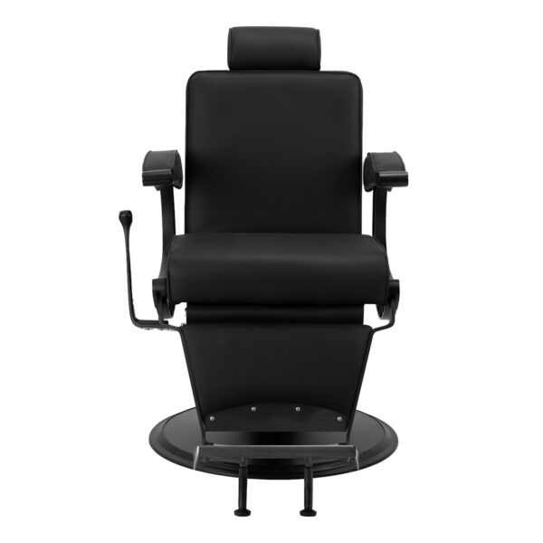 Scaun frizerie Gabbiano Continental, negru mat, negru, imaginea 2