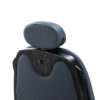 Scaun frizerie Gabbiano Francesco hidraulic, grafit cu cadru negru periat, negru, imaginea 7