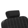 Scaun frizerie Gabbiano Marcus cu suport pentru uscător, negru cu auriu, auriu, imaginea 6