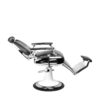 Scaun frizerie Gabbiano Moto Style compact cu detalii moto, negru, negru, imaginea 3