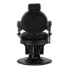 Scaun frizerie Gabbiano Niccolo cu bază neagră, negru, negru, imaginea 3 Scaun frizerie Gabbiano Niccolo cu bază neagră, negru, negru, imaginea 3