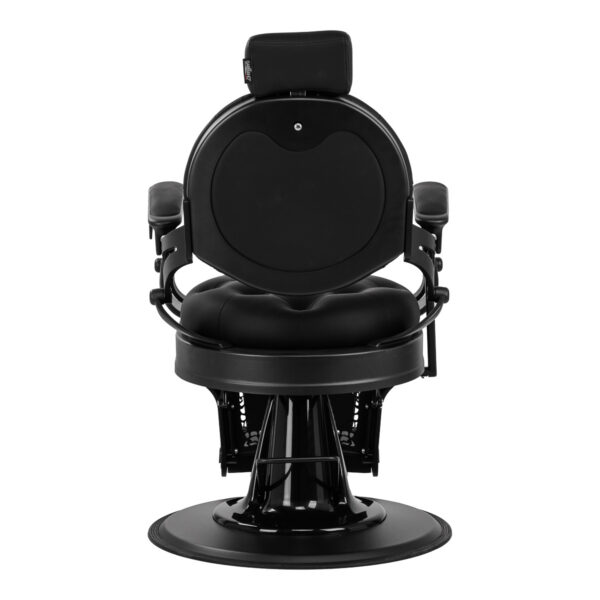 Scaun frizerie Gabbiano Niccolo cu bază neagră, negru, negru, imaginea 3 Scaun frizerie Gabbiano Niccolo cu bază neagră, negru, negru, imaginea 3