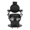 Scaun frizerie Gabbiano Niccolo fără nasturi decorativi, negru, imaginea 2 Scaun frizerie Gabbiano Niccolo fără nasturi decorativi, negru, imaginea 2