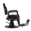 Scaun frizerie Gabbiano Niccolo fără nasturi decorativi, negru, imaginea 4 Scaun frizerie Gabbiano Niccolo fără nasturi decorativi, negru, imaginea 4