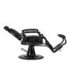 Scaun frizerie Gabbiano Niccolo fără nasturi decorativi, negru, imaginea 5 Scaun frizerie Gabbiano Niccolo fără nasturi decorativi, negru, imaginea 5