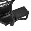 Scaun frizerie Gabbiano Niccolo fără nasturi decorativi, negru, imaginea 6 Scaun frizerie Gabbiano Niccolo fără nasturi decorativi, negru, imaginea 6