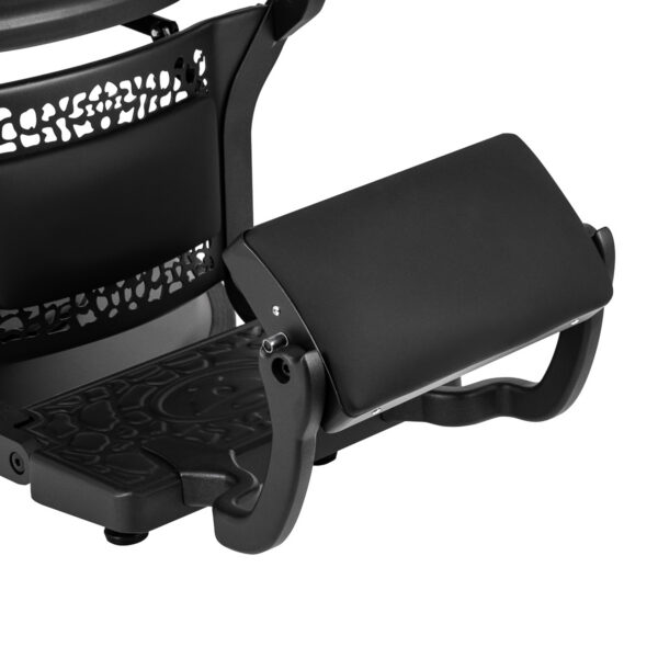 Scaun frizerie Gabbiano Niccolo fără nasturi decorativi, negru, imaginea 6 Scaun frizerie Gabbiano Niccolo fără nasturi decorativi, negru, imaginea 6