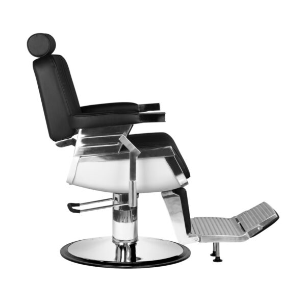 Scaun frizerie Gabbiano Royal X, înălțime 62-80 cm, negru, imaginea 3