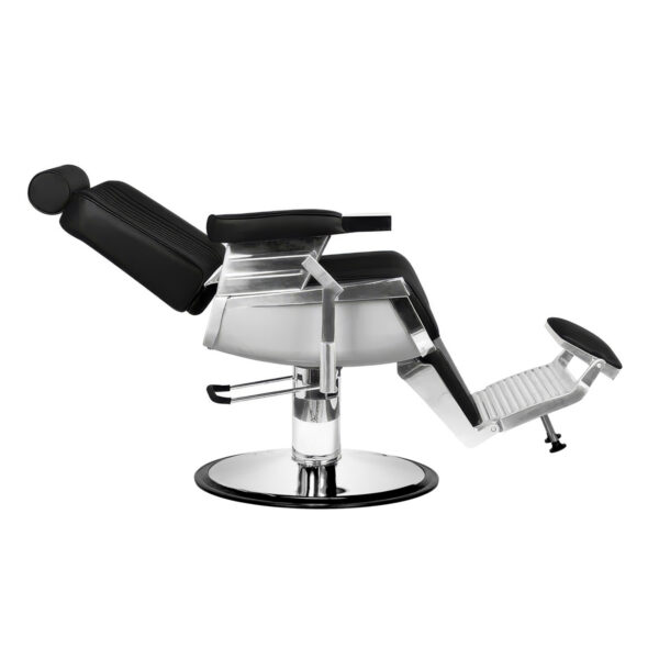 Scaun frizerie Gabbiano Royal X, înălțime 62-80 cm, negru, imaginea 4