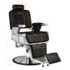 Scaun frizerie Gabbiano Royal X, înălțime 62-80 cm, negru, imaginea 7