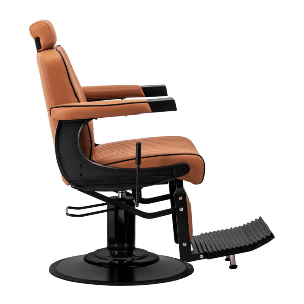 Scaun frizerie Gabbiano Visionerio hidraulic, maro deschis, maro deschis, imaginea 4